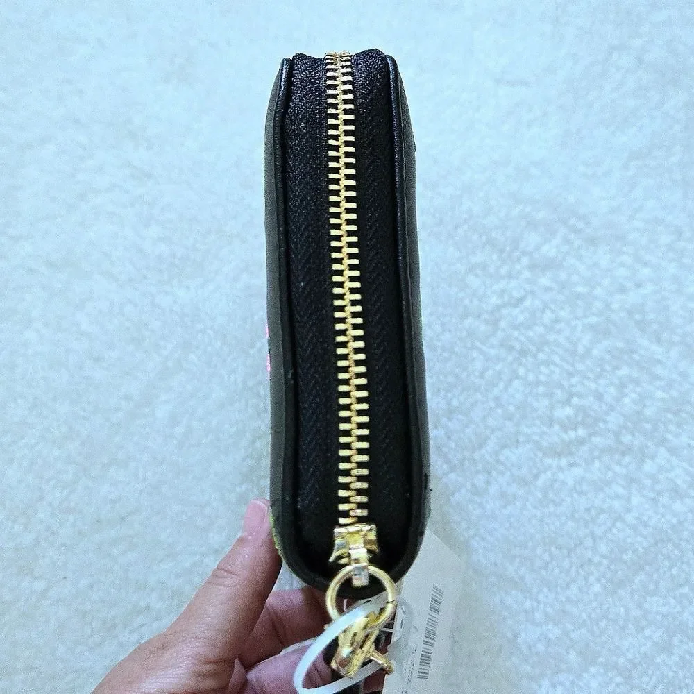 Betsey Johnson Fruits🍒🍐 XO Zip Around Wristlet - NWT